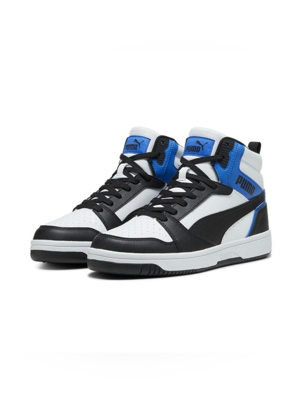 Puma Rebound V6 Mid – Blue/White/Black – Men’s Size 12